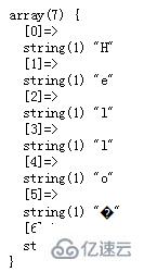 php把字符串分解成字符的方法