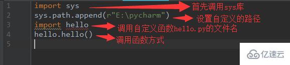 在python中實(shí)現(xiàn)調(diào)用自定義函數(shù)的方法