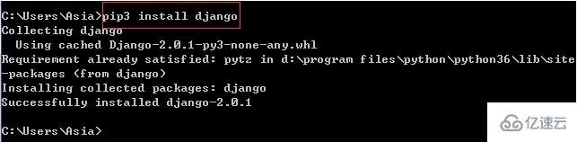 python創(chuàng)建django的方法