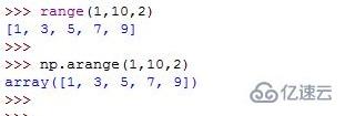 python中arange是什么意思