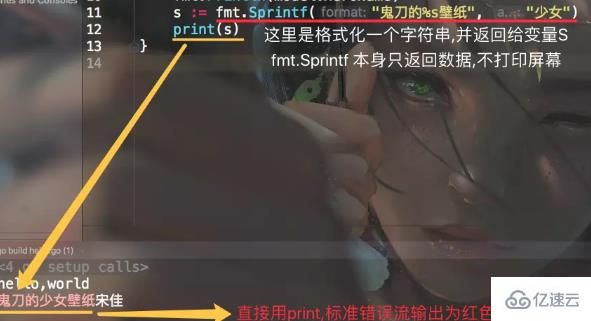 golang中print和fmt有什么不同