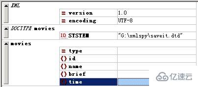 XML Spy的示例分析