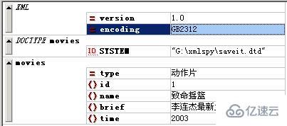 XML Spy的示例分析