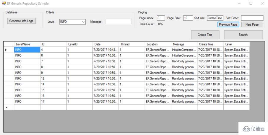 Entity Framework自定义分页效果的实现方法