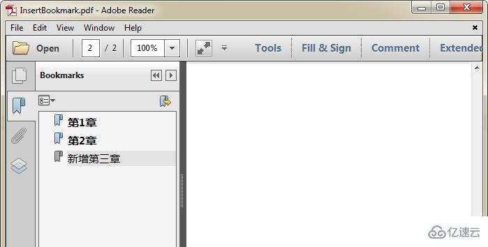 C#怎么实现添加和修改以及删除PDF书签