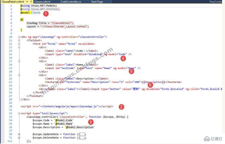 ASP.NET MVC中如何传参并绑定数据