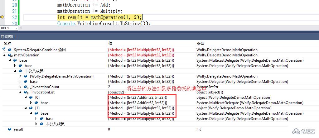 C#中委托的+=和-=有什么用