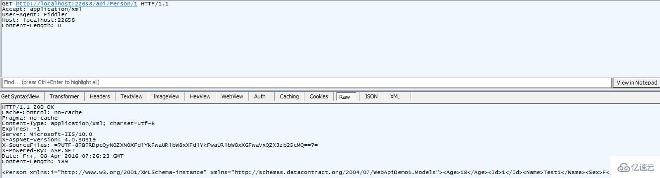 ASP.NET WEB API的使用示例