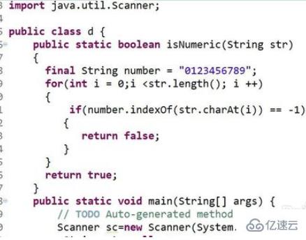 java判断字符是否为数字的方法