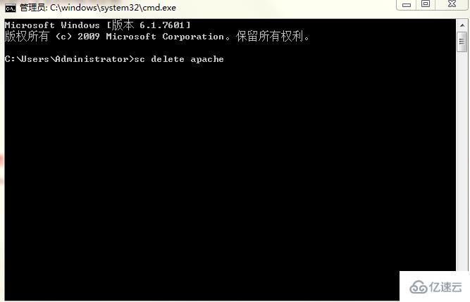 win10卸载Apache的方法