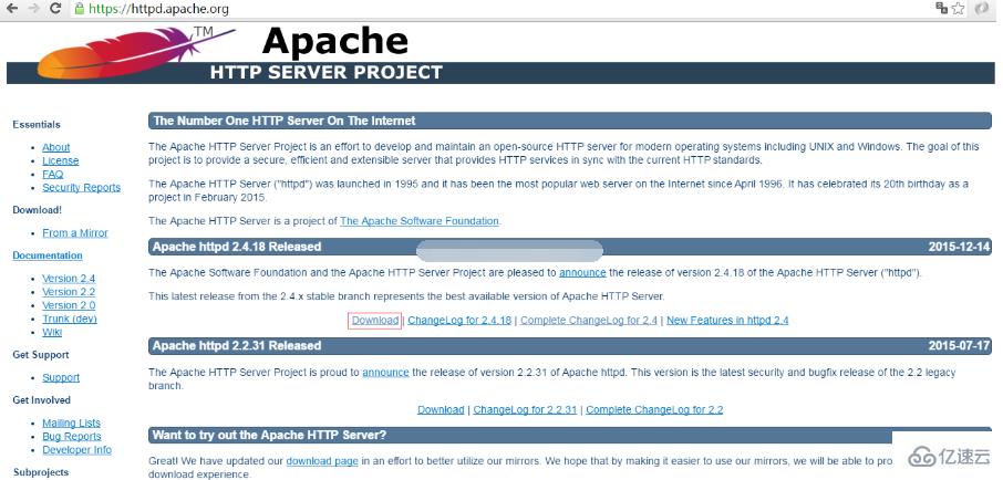 下载apache的方法是什么