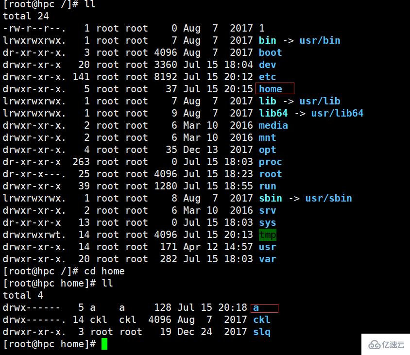 Linux下"/"与"~"的区别是什么