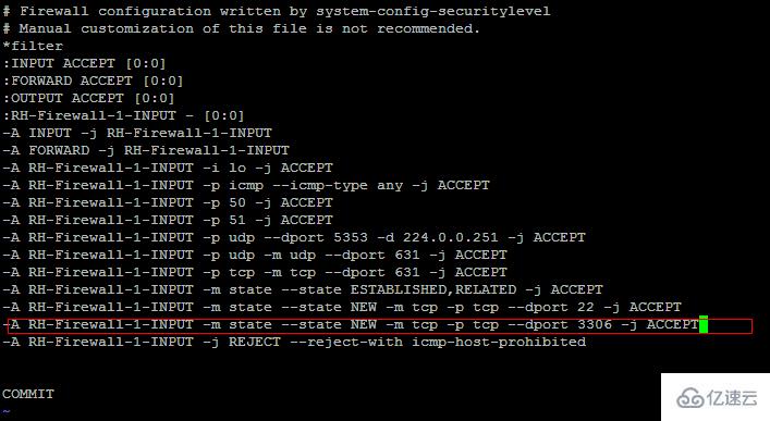 linux打开3306端口的方法