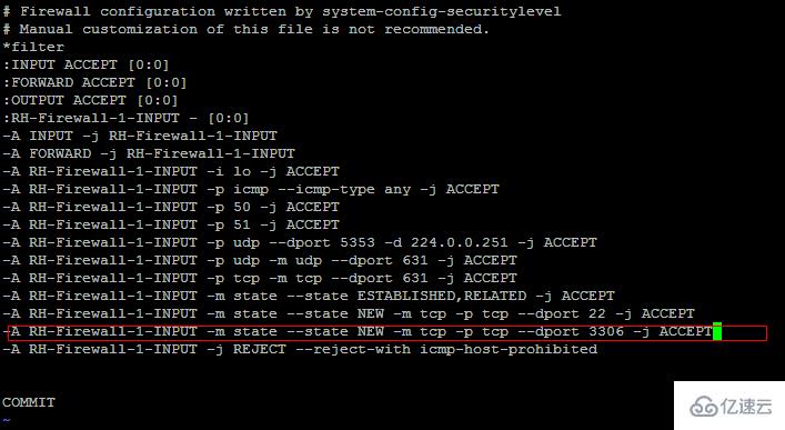 linux打開3306端口的方法