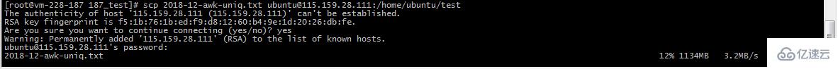 Linux使用scp命令上传文件至服务器的方法