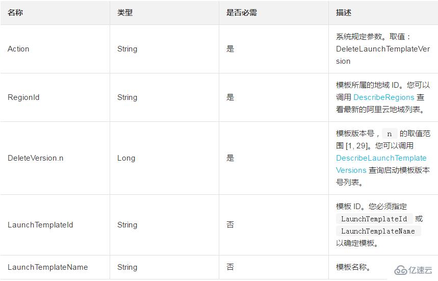 不支持删除默认版本的情况下删除指定实例启动模板一个版本的方法