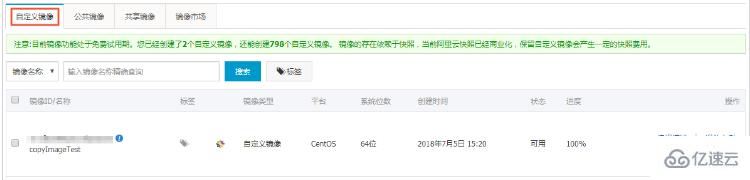 制作了自定义镜像后如何将镜像共享给其他阿里云用户使用