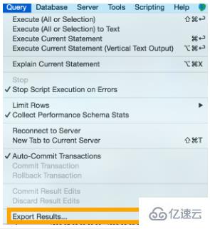 MySQL Workbench查詢結(jié)果導(dǎo)出步驟