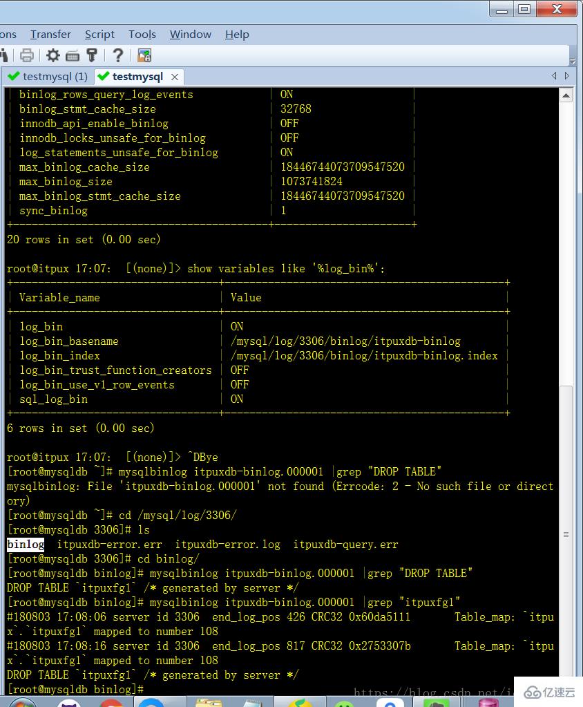 Mysql結合備份+binlog恢復誤刪除操作數(shù)據(jù)的方法