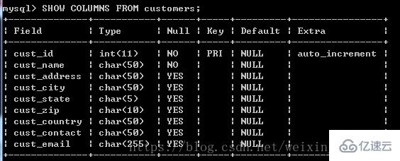 MySQL中檢索數(shù)據(jù)的示例分析