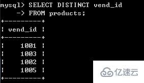 MySQL中檢索數(shù)據(jù)的示例分析