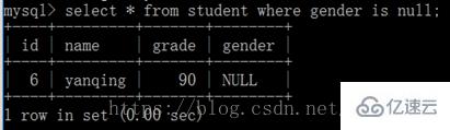 MySQL数据库单表查询的示例