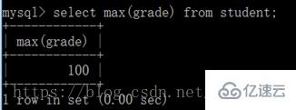 MySQL数据库单表查询的示例