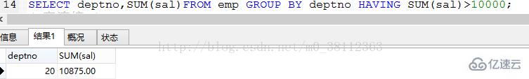 MySQL查询语句之复杂查询的示例分析