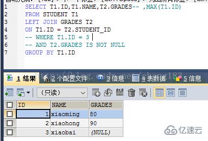 mysql中max与where间执行问题的示例分析