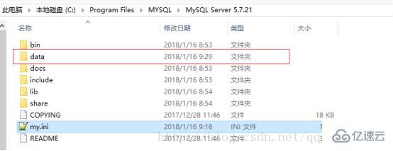 mysql5.7.21解压版安装配置的示例分析