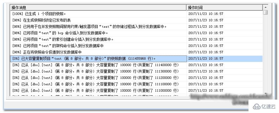 SQL Server 2016快照代理过程