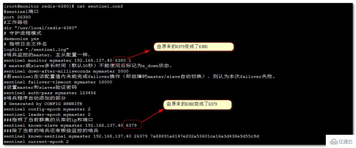 Redis哨兵模式如何实现主从故障相互切换