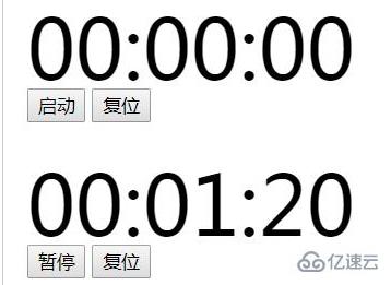 js實(shí)現(xiàn)簡單的秒表效果的代碼分享