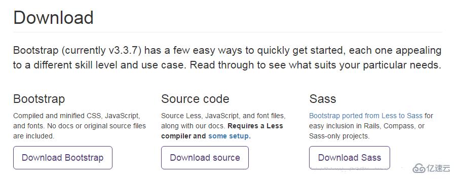 bootstrap如何下载