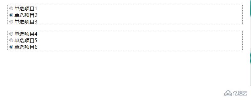 HTML实现RadioButton单选按钮的方法