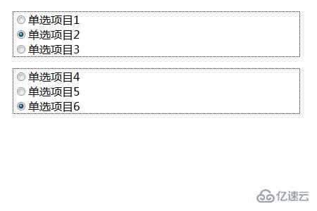 HTML实现RadioButton单选按钮的方法