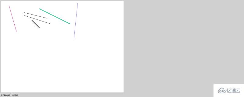 使用HTML5 canvas绘制线条的方法
