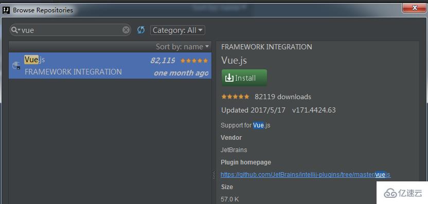 IDEA安装vue开发插件的方法