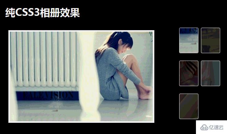 html5和CSS3怎么制作一个相册