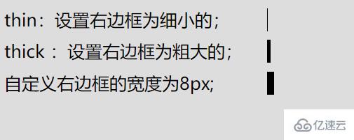 css中border-right-width属性的使用方法