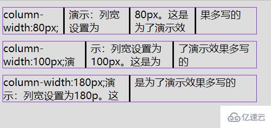 css中column-width属性的使用方法