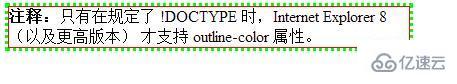 css中outline-color属性的使用方法