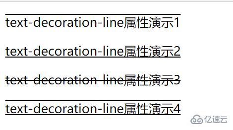 css中text-decoration-line属性如何使用