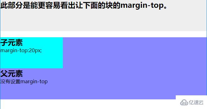 CSS中margin重疊及防止的案例分析