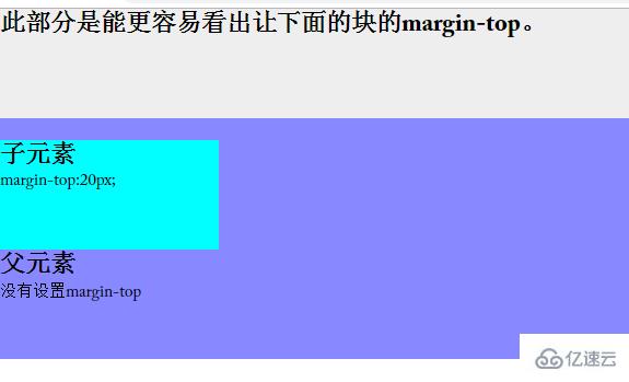 CSS中margin重叠及防止的案例分析