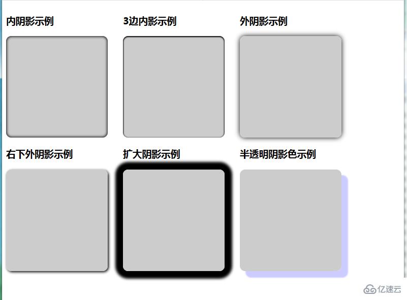 CSS3中box-shadow属性如何实现的阴影效果