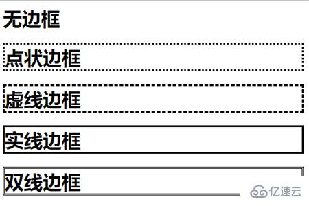 css中常见的边框样式是什么