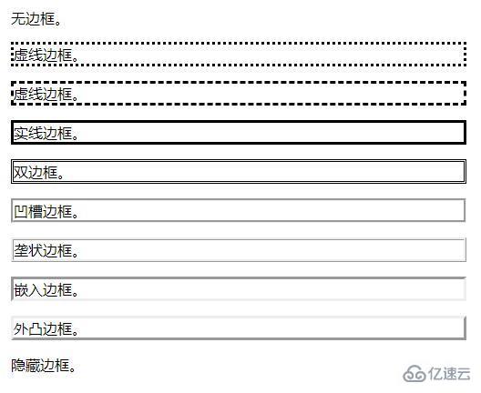 css怎么设置不同的边框样式