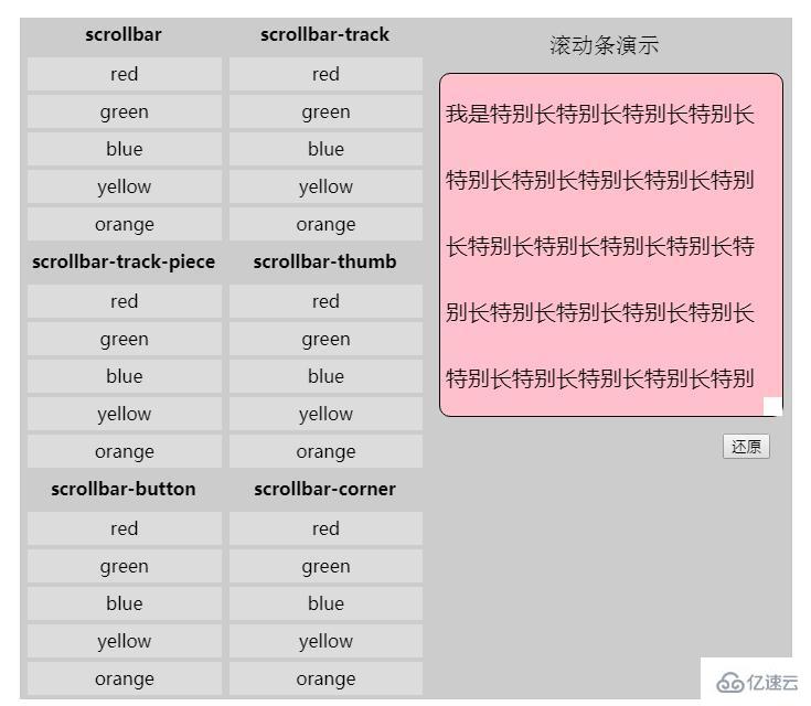 如何使用css的overflow屬性定義滾動條