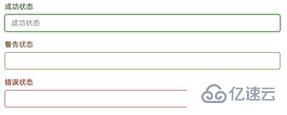 bootstrap中验证提示状态的类有哪些
